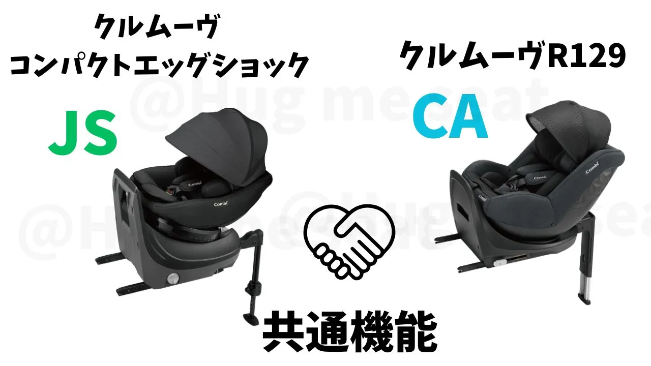 クルムーヴコンパクトJSとクルムーヴR129CAの共通機能