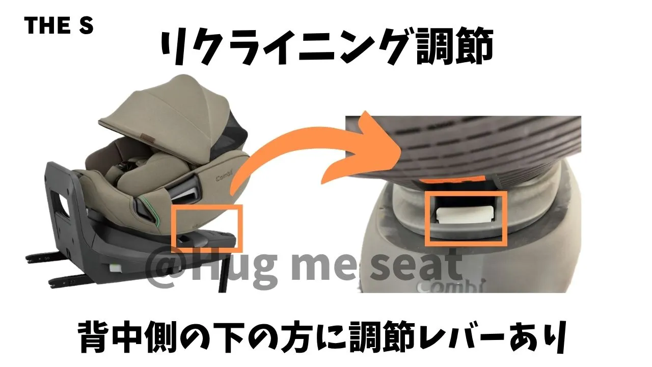 THE S premiumVAのリクライニング調節