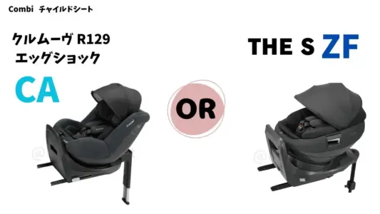クルムーヴR129エッグショックCAとTHE S ZFの違い
