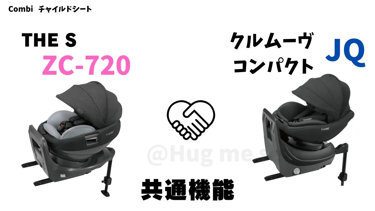 THE S ZC-720とクルムーヴコンパクトJQの共通機能9つ