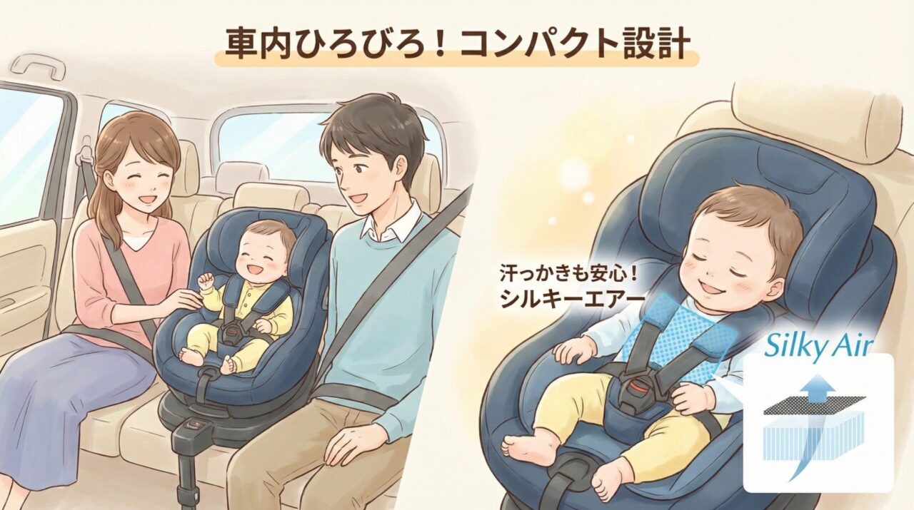 クルリラエックスプラスの通気性