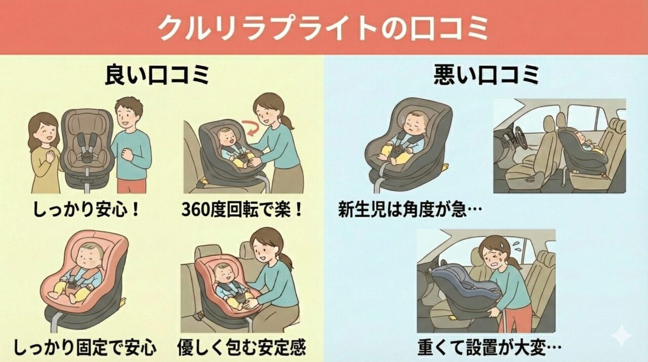 クルリラプライトの口コミ