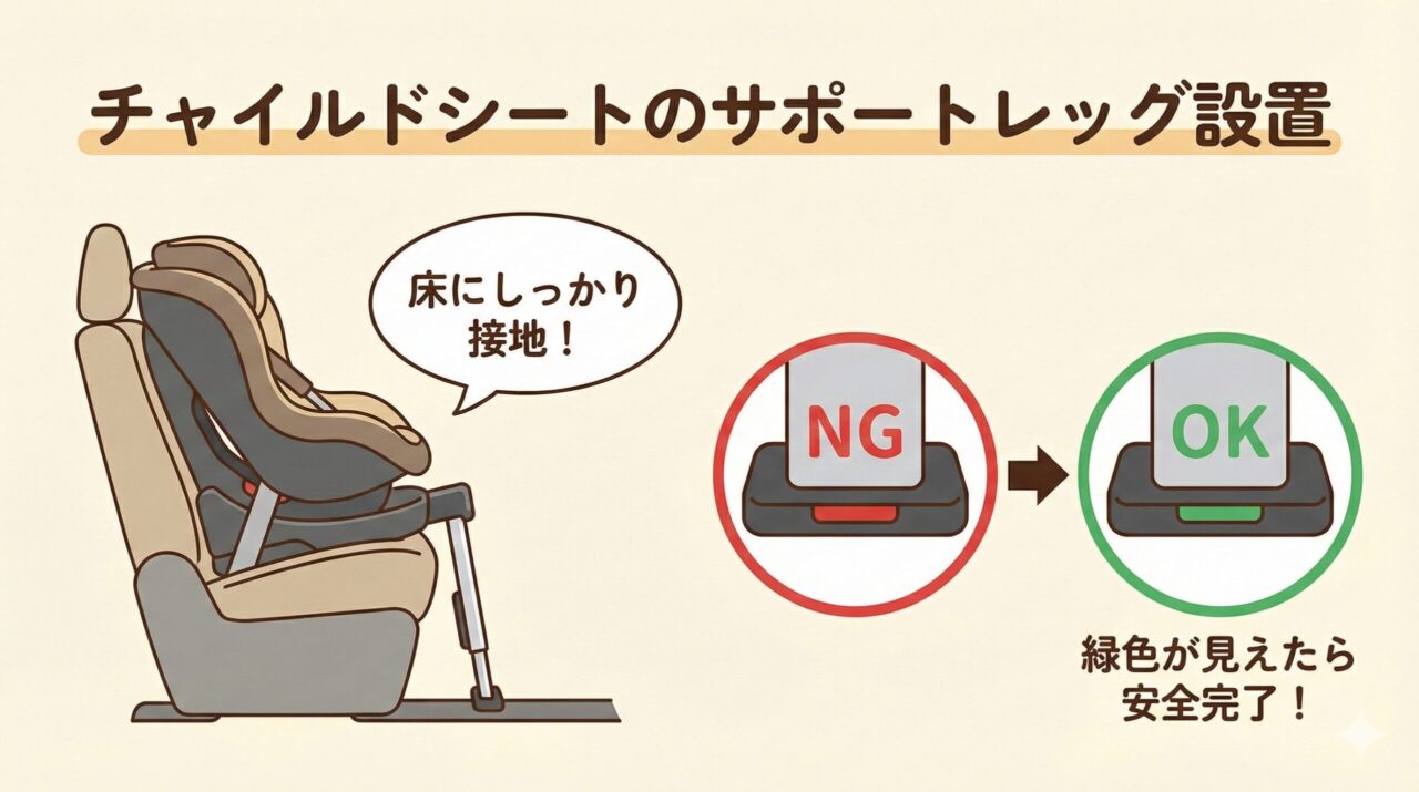 ネビオのターンピットFのサポートレッグ