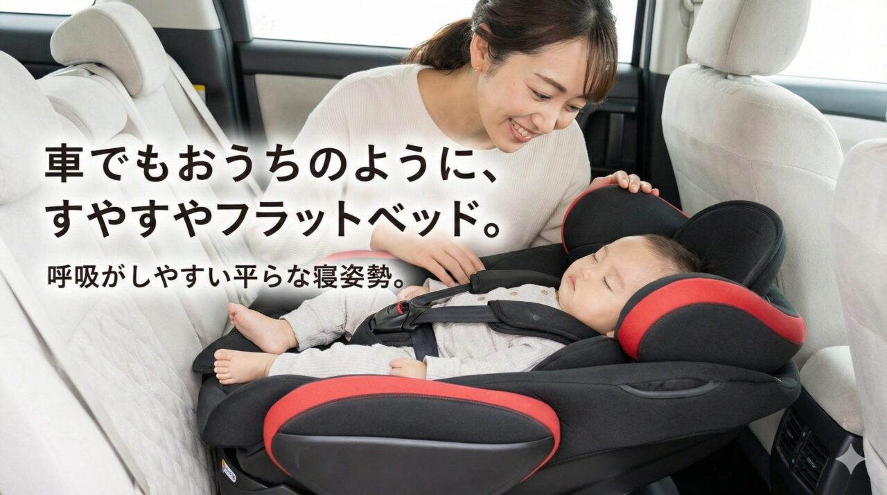 アップリカのベッド型チャイルドシート