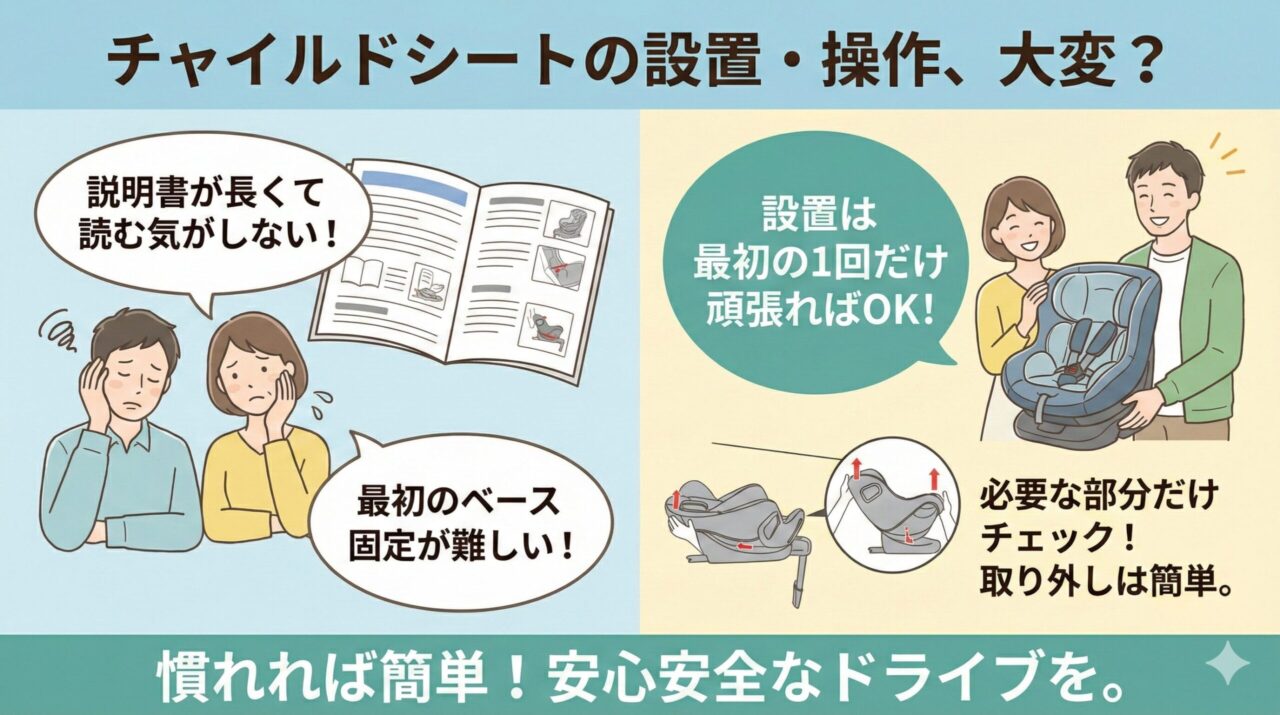 取り付けや操作がわかりにくい