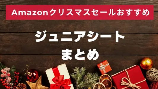 Amazonクリスマスセールでおすすめ！ジュニアシートまとめ【2025年】