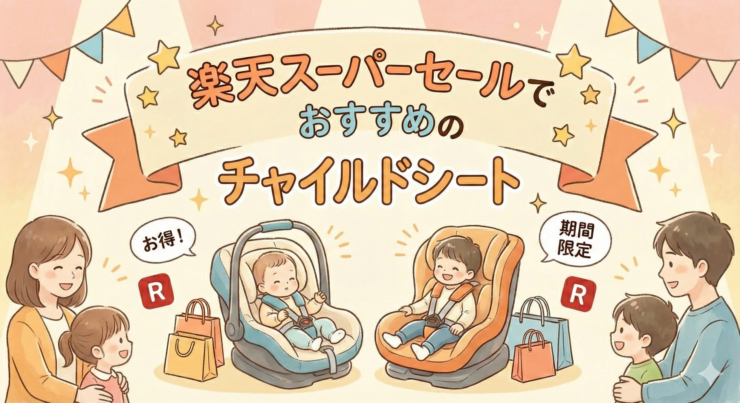 楽天スーパーセールおすすめのチャイルドシート【関連商品も紹介】