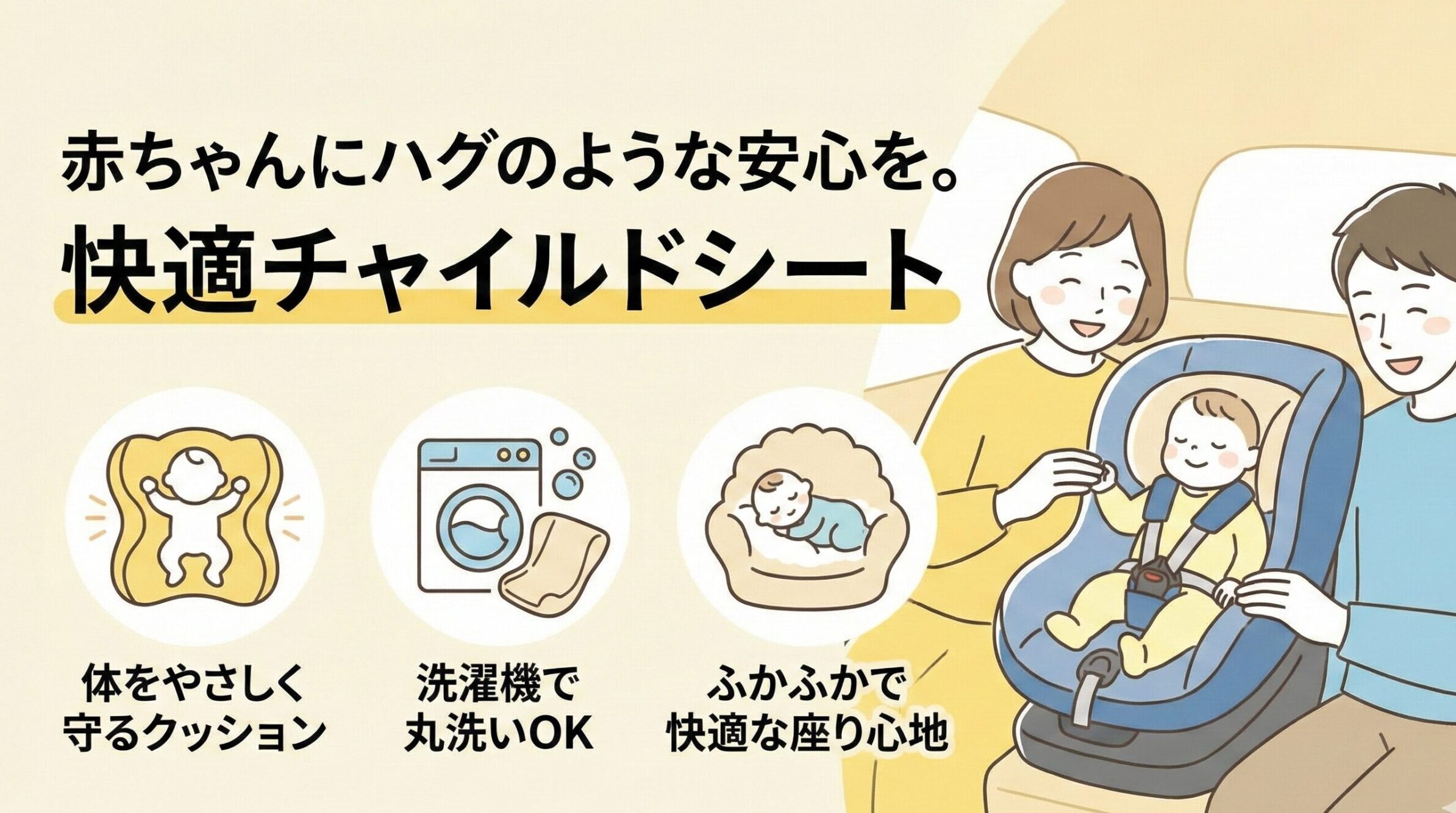 フラディアプラスライトの柔らかクッション