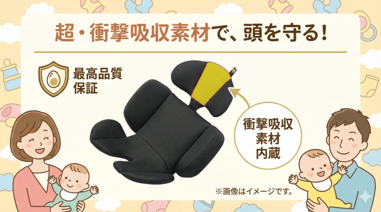 クルムーヴロングEAのエッグショック搭載位置