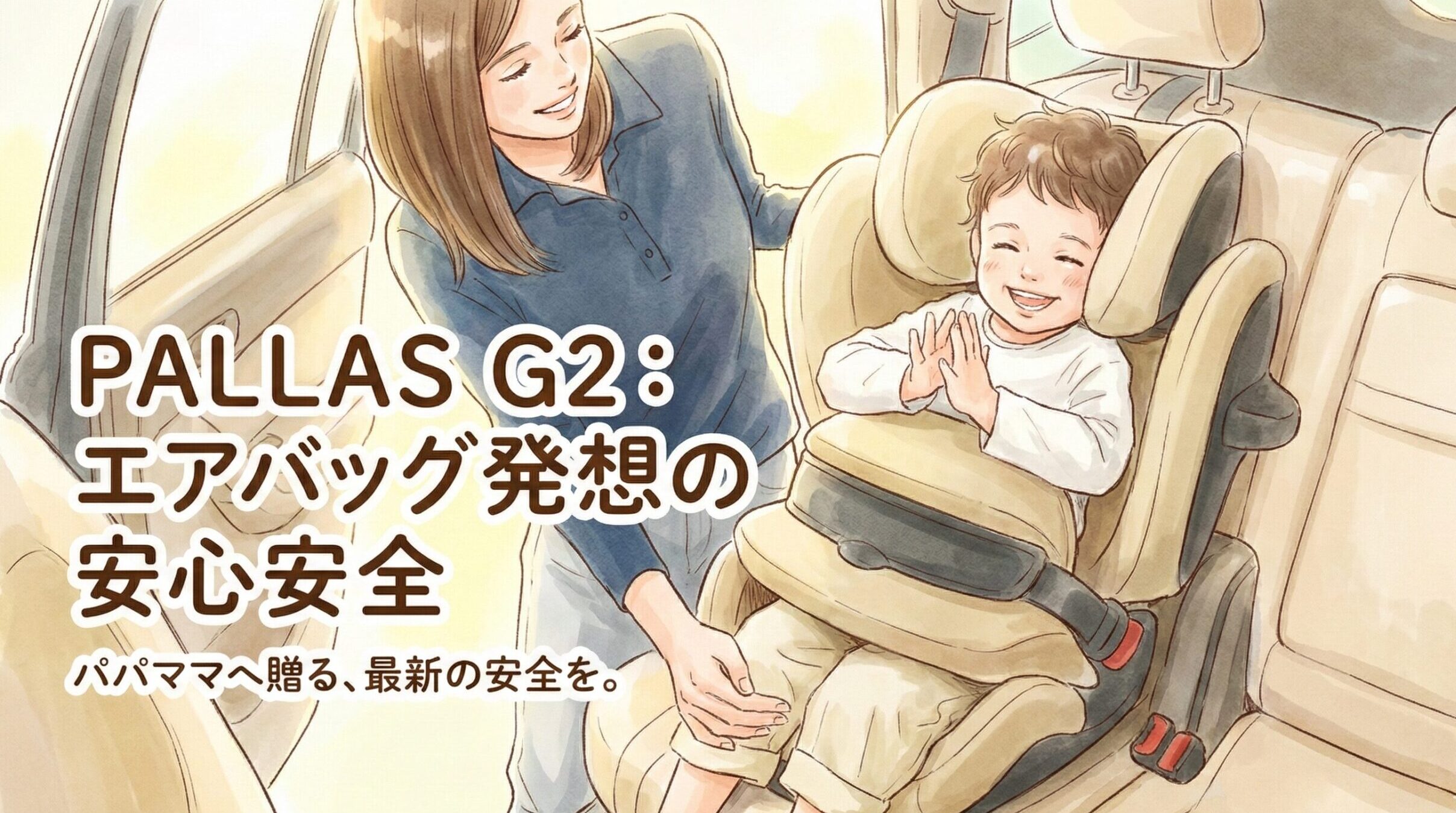 サイベックスパラスG2に乗っている子ども