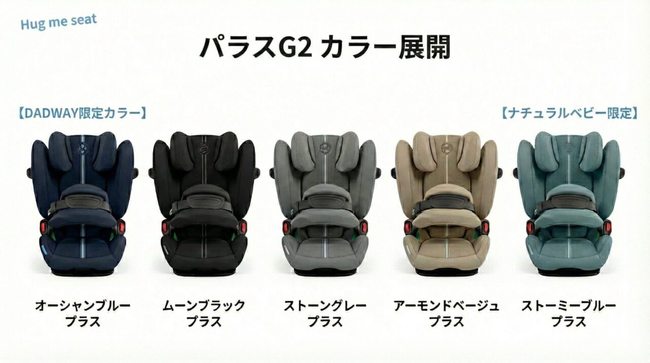 サイベックスパラスG2のカラー展開