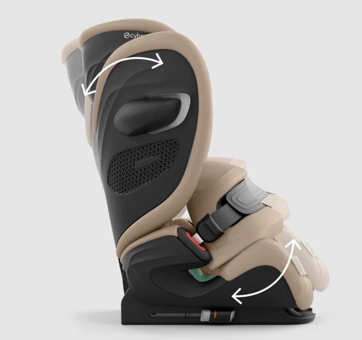 サイベックスパラスG2のリクライニング