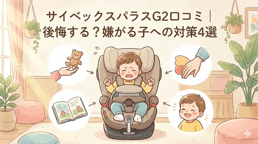サイベックスパラスG2口コミ｜後悔する？嫌がる子への対策4選【動画あり】