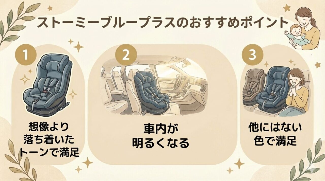 サイベックスパラスG2の人気色ランキング3位ストーミーブループラスのおすすめポイント