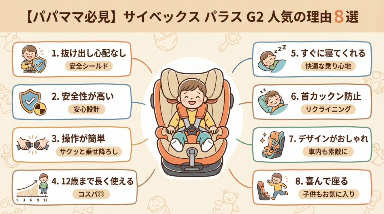 サイベックスパラスG2の良い口コミ評判8つ