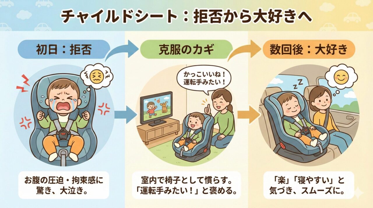 サイベックスパラスG2の最初の「拒否」と「克服」のパターン