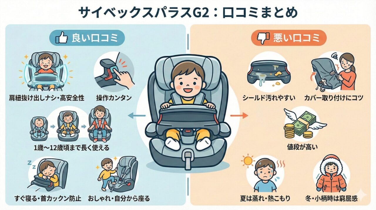 サイベックスパラスG2の口コミ評判。
