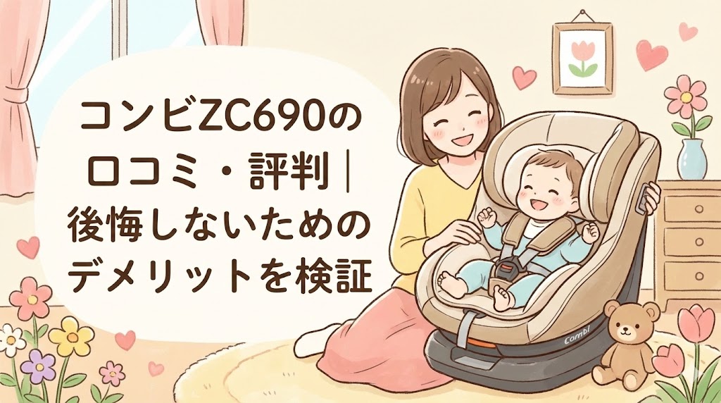 コンビZC690の口コミ・評判｜後悔しないためのデメリット4つを検証