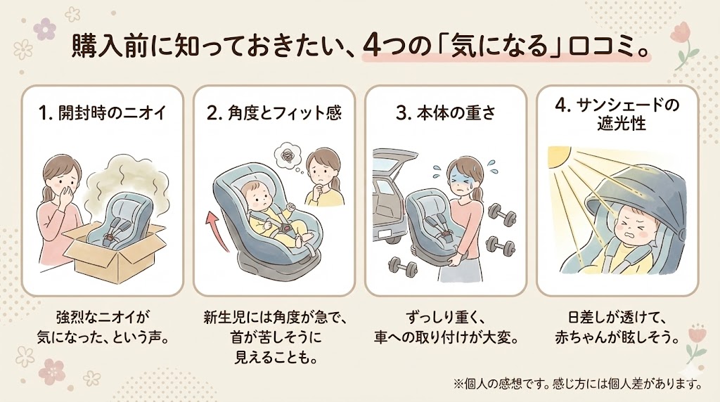 クルムーヴエッグショックCAの悪い口コミ4つ