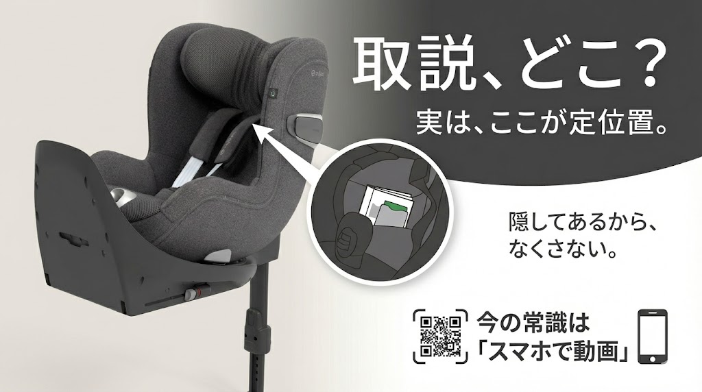 サイベックス シローナT i-Sizeの取扱説明書の場所