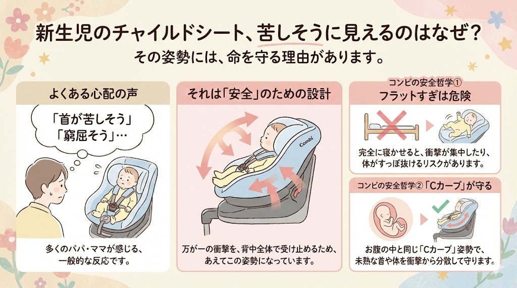 クルムーヴは新生児が苦しそうに見えますが大丈夫ですか