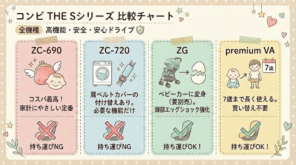 コンビのTHE Sシリーズおすすめ診断