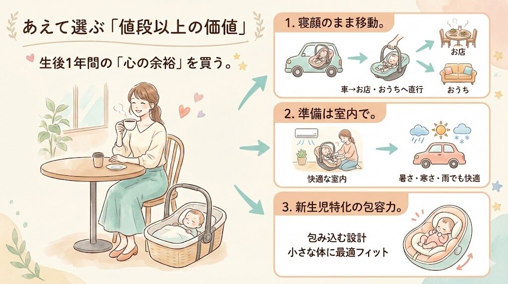 ベビーシートを選ぶ理由