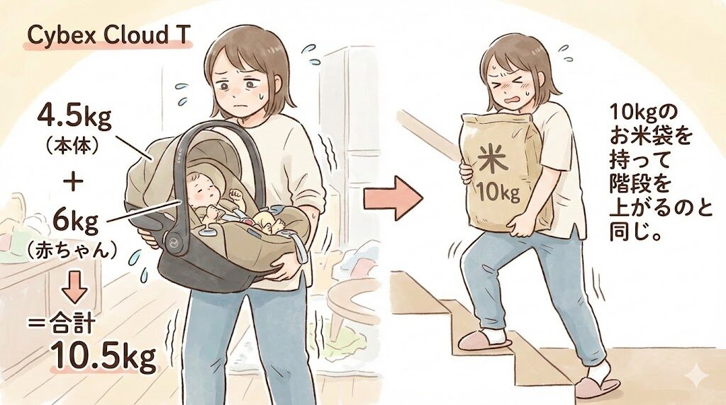 サイベックス（クラウドT）の重さ