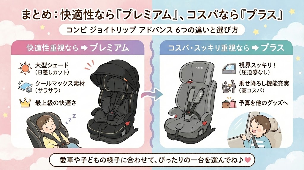 ジョイトリップ アドバンス プレミアムは快適性・プラスはコスパ重視