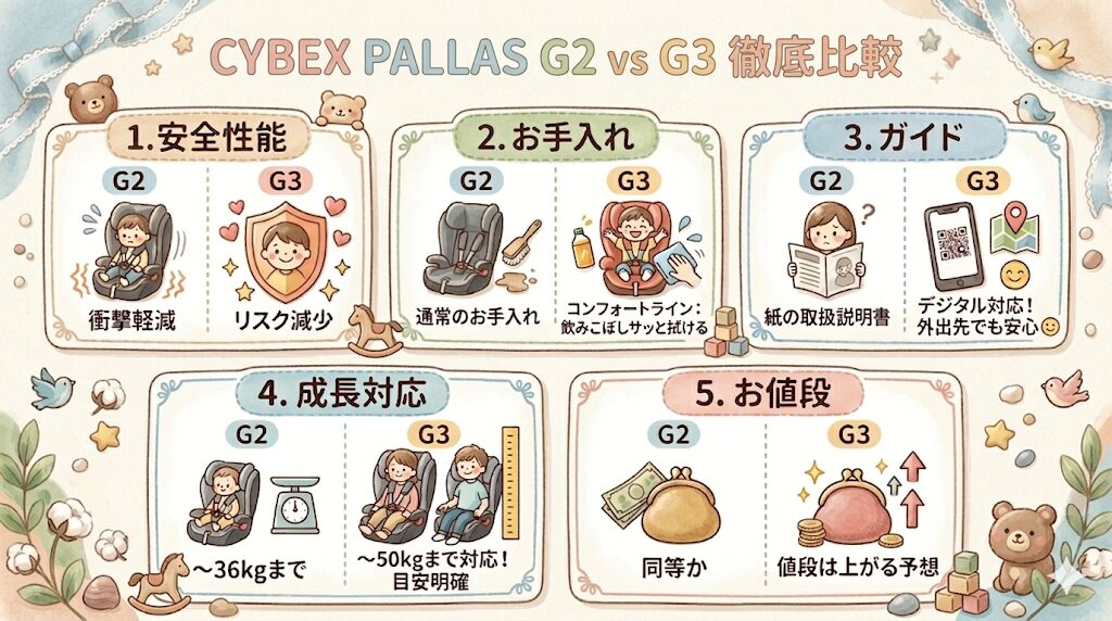 【結論】予算を重視するならパラスG2の在庫探し・快適さ（掃除・汗対策）を求めるならパラスG3を待つ