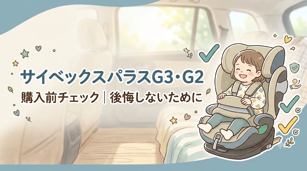 サイベックスパラスG3・G2購入前チェック｜後悔しないための確認ポイント
