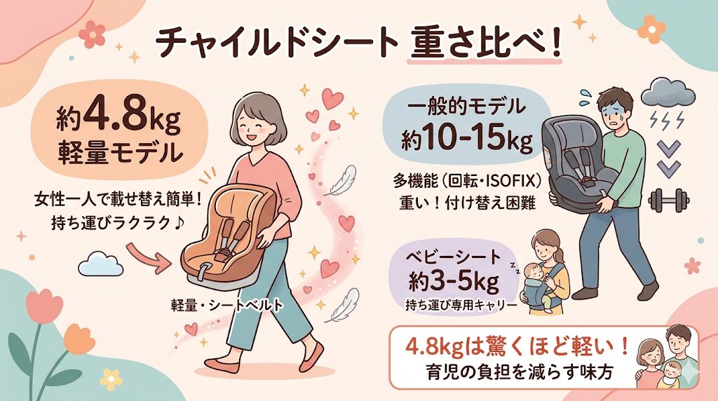 ネビオのポップピットFの良い口コミ|重量は本当に軽い?