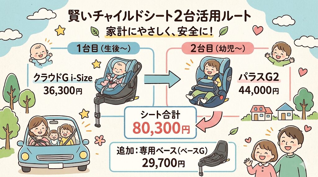 【最安2台ルート】クラウドGからパラスG2への乗り換えで総額を最小化