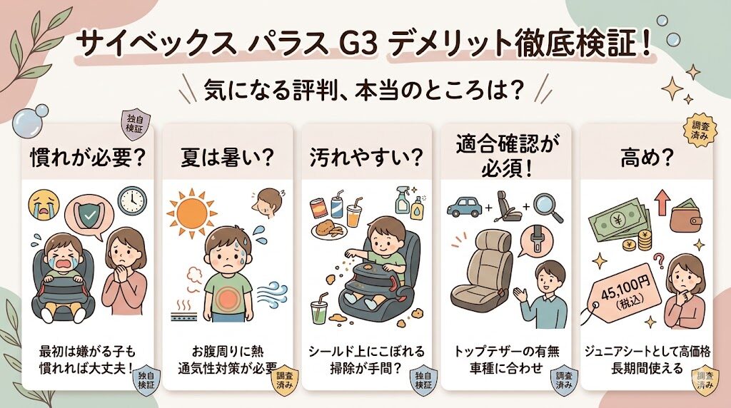 サイベックスパラスG3の悪い口コミ・デメリットを徹底検証