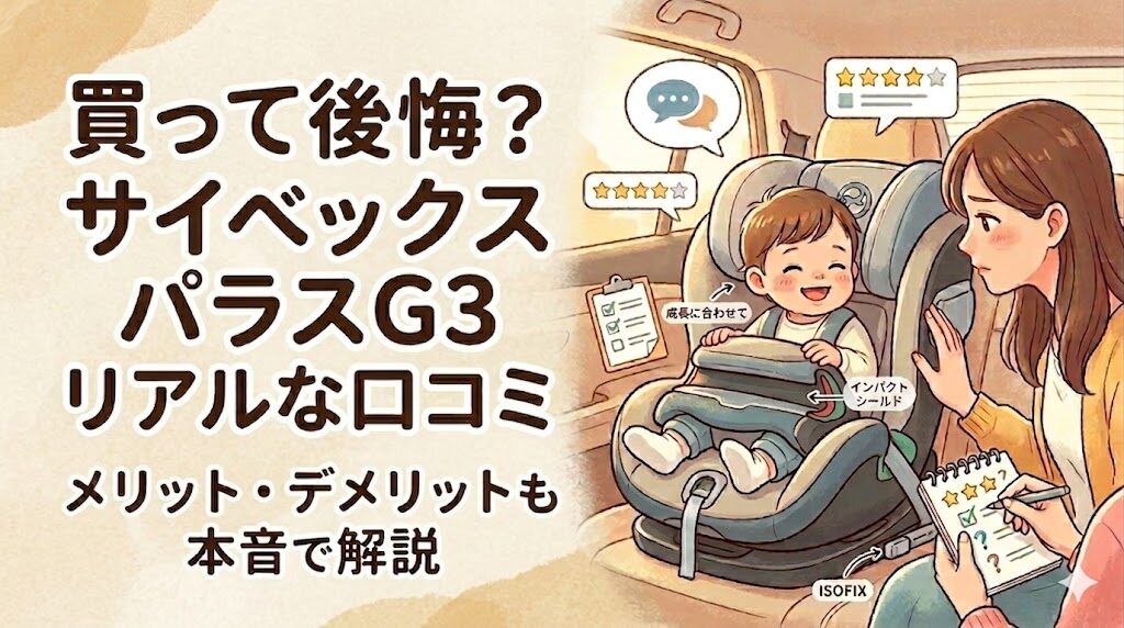 サイベックスパラスG3の口コミ・評判｜買って後悔？デメリットも本音で解説