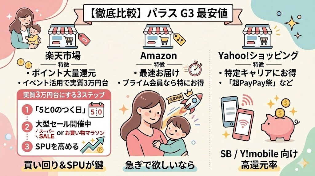 【結論】サイベックス・パラスG3を最安値で賢く買う方法