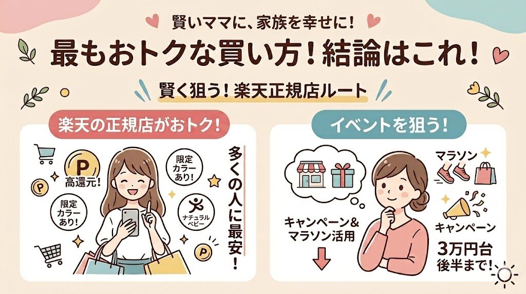 サイベックスパラスG3が総合的に一番お得なのは「楽天の正規店」で買うルート