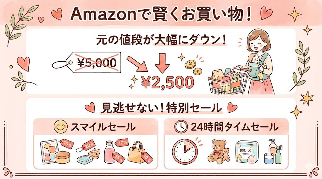 元の値段が大幅に下がるのはAmazon