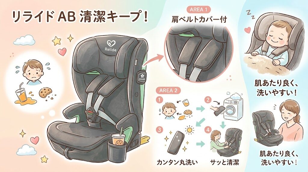 リライド ABは肩ベルトカバーあり